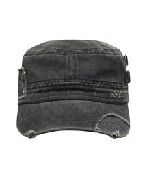 MAINBOOTH（メインブース）の「Patchwork Military Cap(CHARCOAL)（キャップ）」