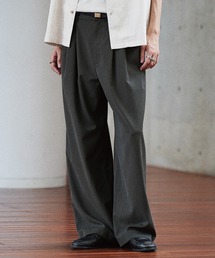 WYM LIDNM | ARC CURVED AMUNDSEN SLACKS(スラックス)