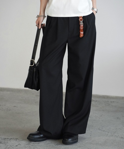 WYM LIDNM（ウィム バイ リドム）の「ARC CURVED AMUNDSEN SLACKS（スラックス・メンズ・ダークグレー/ダークブラウン/ブラック・XS/S/M/L）」の14枚目の写真