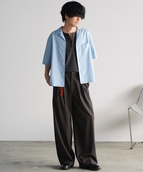 WYM LIDNM（ウィム バイ リドム）の「ARC CURVED AMUNDSEN SLACKS（スラックス・メンズ・ダークグレー/ダークブラウン/ブラック・XS/S/M/L）」の16枚目の写真