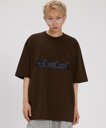 bounDary（バウンダリー）の「グッドホース オーバーサイズ 半袖Tシャツ [ブラウン]（Tシャツ/カットソー）」