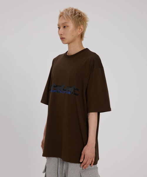 bounDary（バウンダリー）の「グッドホース オーバーサイズ 半袖Tシャツ [ブラウン]（Tシャツ/カットソー・レディース・その他・1/2）」の4枚目の写真