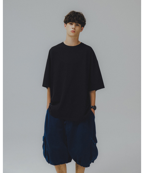 ANGLAN（アングラン）の「Essential Layer Half Tee - Black（Tシャツ/カットソー・メンズ・その他・1/2）」の7枚目の写真