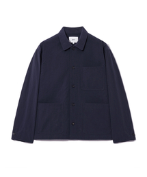 NYLON OXFORD W/R FRENCH WORK JACKET NAVY