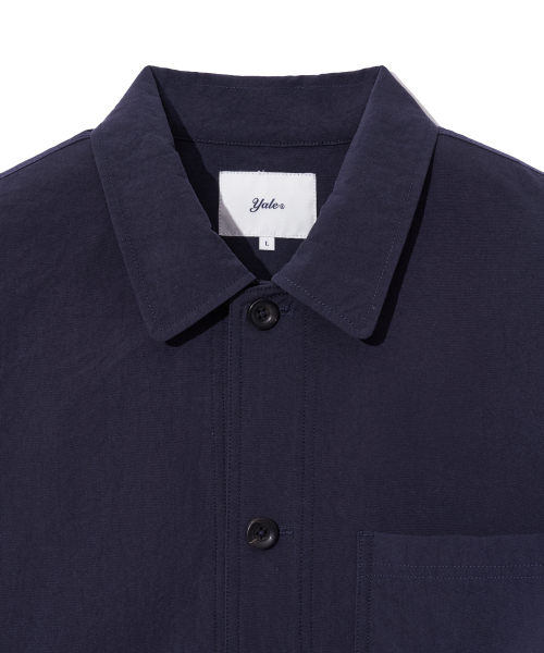 YALE(イェール)の「NYLON OXFORD W/R FRENCH WORK JACKET NAVY(ナイロンジャケット・レディース・その他・LARGE/MEDIUM)」の10枚目の写真