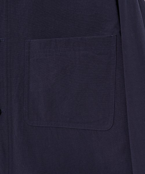 YALE(イェール)の「NYLON OXFORD W/R FRENCH WORK JACKET NAVY(ナイロンジャケット・レディース・その他・LARGE/MEDIUM)」の9枚目の写真