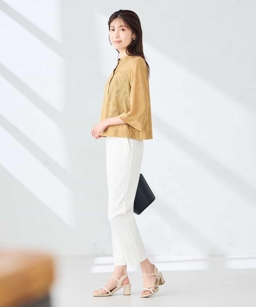 a.v.v(アーヴェヴェ)の「スティックパンツ(その他パンツ・レディース・ホワイト/ブラック・38/36/40)」の6枚目の写真