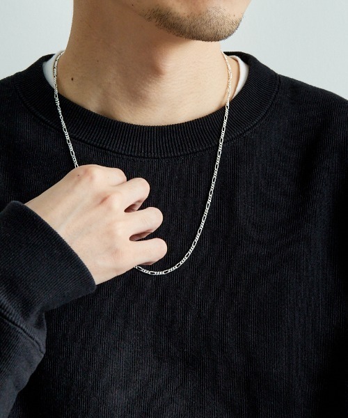 XOLO（ショロ）の「[XOLO JEWELRY/ショロジュエリー] FIGARO LINK シルバーネックレス 2MM -60cm-（ネックレス・メンズ・シルバー・60）」の4枚目の写真