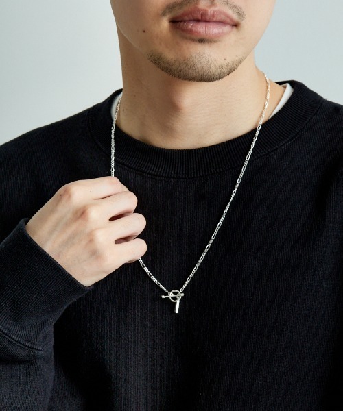 XOLO（ショロ）の「[XOLO JEWELRY/ショロジュエリー] FIGARO LINK シルバーネックレス 2MM -60cm-（ネックレス・メンズ・シルバー・60）」の6枚目の写真