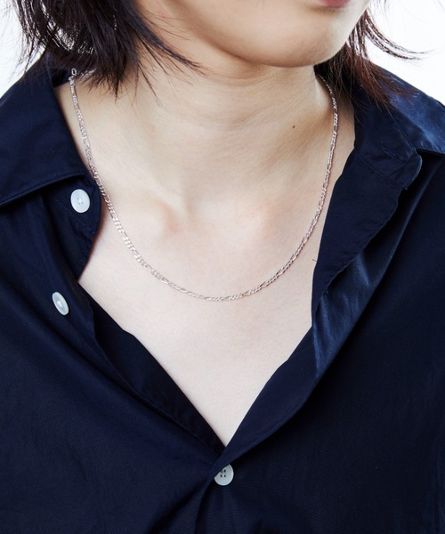 XOLO（ショロ）の「[XOLO JEWELRY/ショロジュエリー] FIGARO LINK シルバーネックレス 2MM -60cm-（ネックレス・メンズ・シルバー・60）」の8枚目の写真