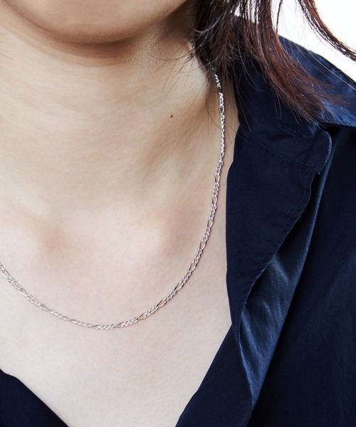 XOLO（ショロ）の「[XOLO JEWELRY/ショロジュエリー] FIGARO LINK シルバーネックレス 2MM -60cm-（ネックレス・メンズ・シルバー・60）」の9枚目の写真