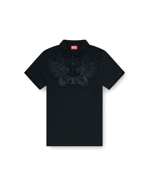DIESEL(ディーゼル)の「メンズ ポロシャツ T-PHEN(ポロシャツ・メンズ・ブラック系その他・MEDIUM/SMALL)」の5枚目の写真