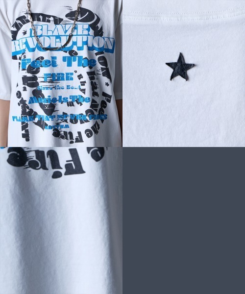 GEVS.(ジェイヴィス)の「ピグメント染ビッグロゴプリントTシャツ<大きいサイズ有>GEVS.(Tシャツ/カットソー・レディース・オフホワイト/スミクロ・3L/LL/L/M/5L/4L)」の19枚目の写真