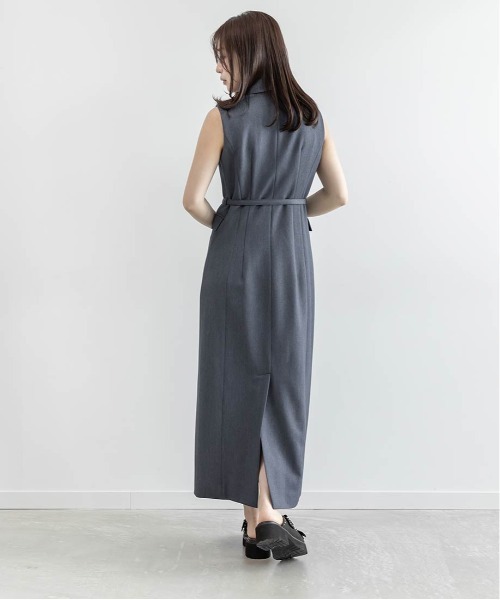 RANDA(ランダ)の「ダブルブレストジャケットワンピース(ワンピース・レディース・ワイン/インディゴブルー/ベージュ・0/1)」の7枚目の写真