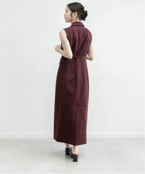 RANDA(ランダ)の「ダブルブレストジャケットワンピース(ワンピース・レディース・ワイン/インディゴブルー/ベージュ・0/1)」の19枚目の写真