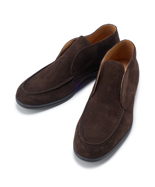 MEN'S BIGI(メンズビギ)の「スエードチャッカスリッポンブーツ(ブーツ・メンズ・ブラウン/ブラック/グレー・01/03/02)」の3枚目の写真