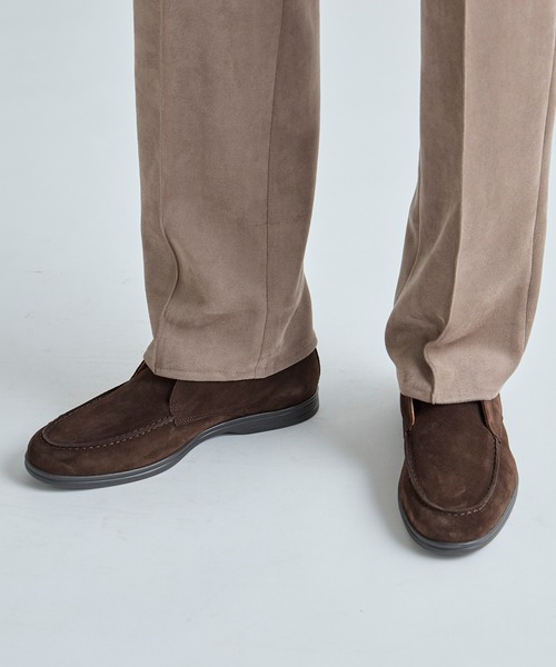 MEN'S BIGI(メンズビギ)の「スエードチャッカスリッポンブーツ(ブーツ・メンズ・ブラウン/ブラック/グレー・01/03/02)」の4枚目の写真