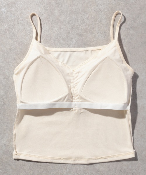 Lace Ladies(レースレディース)の「レース Vネック ボタン付き カップ付き キャミソール(キャミソール・レディース・ブラック/アイボリー/グレー・FREE)」の16枚目の写真
