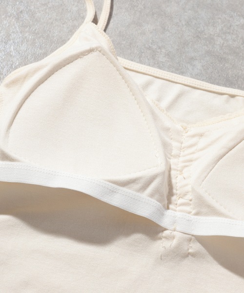 Lace Ladies(レースレディース)の「レース Vネック ボタン付き カップ付き キャミソール(キャミソール・レディース・ブラック/アイボリー/グレー・FREE)」の17枚目の写真