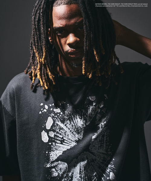 417 EDIFICE(フォーワンセブンエディフィス)の「ATELIER CINEMA グラフィックTシャツ(Tシャツ/カットソー・メンズ・ブラック/チャコールグレー/ブラックミックス/ブラック×ブラック/ブラック系その他/スミクロ・X-LARGE/LARGE/MEDIUM)」の18枚目の写真
