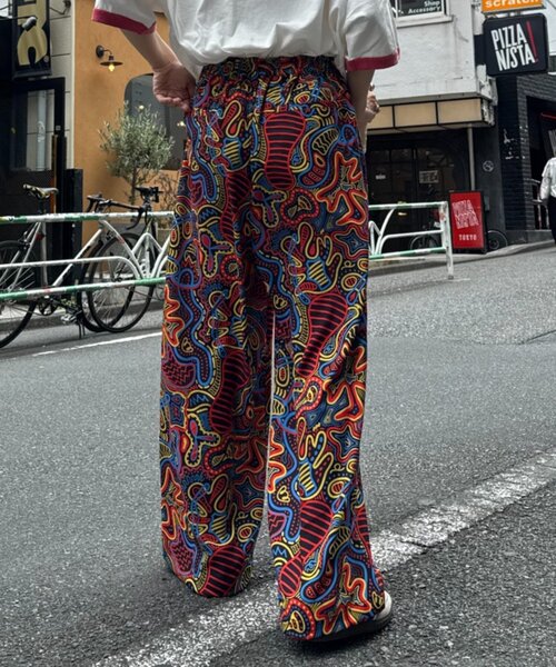SOUNDSGOOOOD(サウンズグッド)の「【SOUNDS GOOOOD】サイケデリック柄ロングパンツ(その他パンツ・メンズ・ブラック・ONE SIZE)」の7枚目の写真