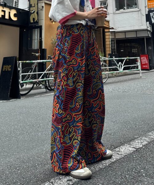 SOUNDSGOOOOD(サウンズグッド)の「【SOUNDS GOOOOD】サイケデリック柄ロングパンツ(その他パンツ・メンズ・ブラック・ONE SIZE)」の8枚目の写真