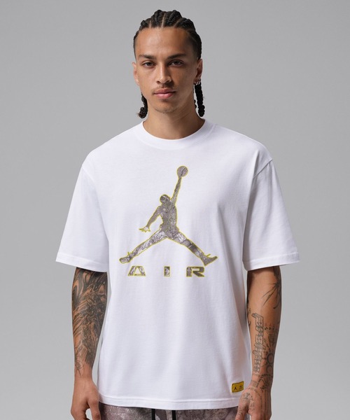 JORDAN BRAND(ジョーダンブランド)の「JORDAN BRAND M J BRK RLT SS CREW / ジョーダン ブランド BRK RLT S/S クルー/NIKE【SP】(Tシャツ/カットソー・メンズ・ブラック/ホワイト・S/M/L/XL/XXL)」の2枚目の写真