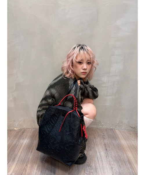 Desigual(デシグアル)の「Disney Graphic Lace-Up Backpack/ディズニー グラフィックレースアップリュック(バックパック/リュック・レディース・ブラック・FREE)」の6枚目の写真