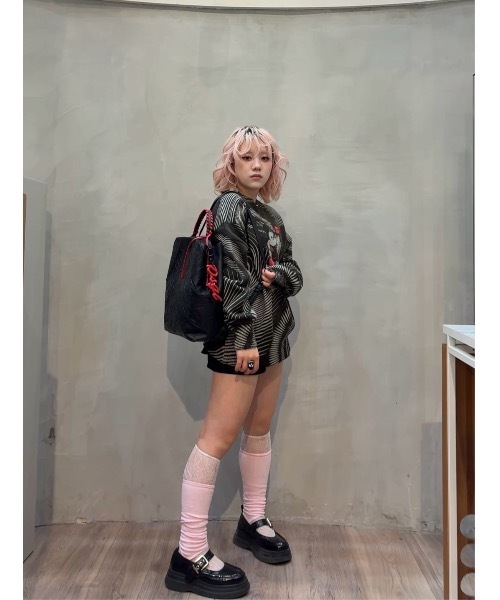 Desigual(デシグアル)の「Disney Graphic Lace-Up Backpack/ディズニー グラフィックレースアップリュック(バックパック/リュック・レディース・ブラック・FREE)」の3枚目の写真