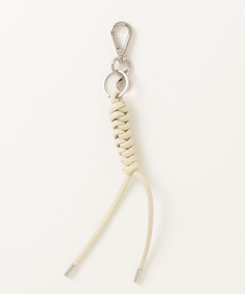 FREAK'S STORE(フリークスストア)の「ITTI/イッチ CRISTY SNAKEKNOT CHARM/クリスティスネークノットチャーム/レザーキーリング/キーチャーム(キーホルダー・レディース・ブルー/ブラック/オフホワイト・ONE SIZE)」の2枚目の写真