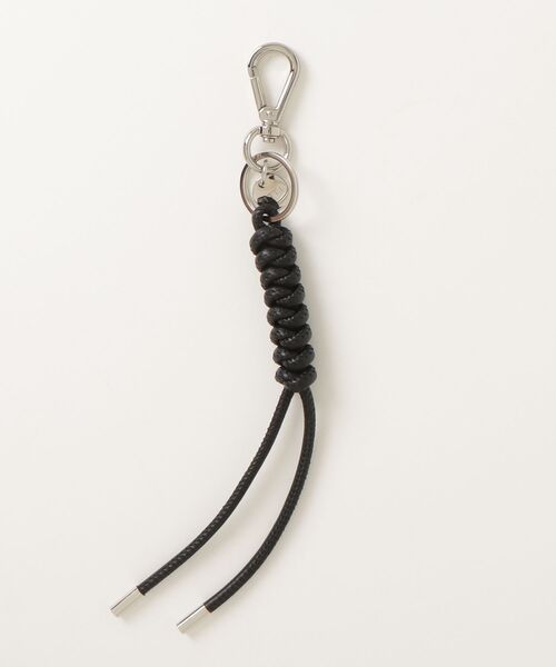 FREAK'S STORE(フリークスストア)の「ITTI/イッチ CRISTY SNAKEKNOT CHARM/クリスティスネークノットチャーム/レザーキーリング/キーチャーム(キーホルダー・レディース・ブルー/ブラック/オフホワイト・ONE SIZE)」の3枚目の写真