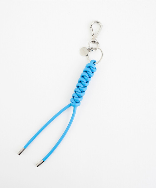 FREAK'S STORE(フリークスストア)の「ITTI/イッチ CRISTY SNAKEKNOT CHARM/クリスティスネークノットチャーム/レザーキーリング/キーチャーム(キーホルダー・レディース・ブルー/ブラック/オフホワイト・ONE SIZE)」の4枚目の写真