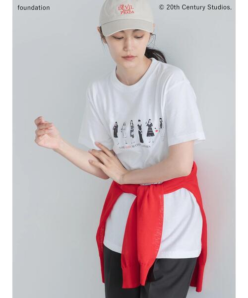 Te chichi（テチチ）の「【プラダを着た悪魔】アンドレアTシャツ（Tシャツ/カットソー・レディース・オフホワイト/アイボリー・F）」の9枚目の写真