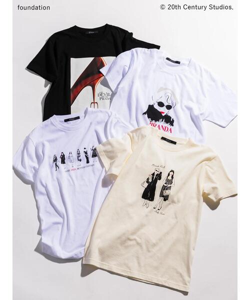 Te chichi（テチチ）の「【プラダを着た悪魔】アンドレアTシャツ（Tシャツ/カットソー・レディース・オフホワイト/アイボリー・F）」の12枚目の写真