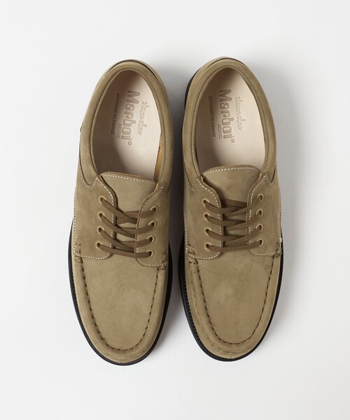 Steven Alan(スティーブンアラン)の「<Marbot × Steven Alan> MOCCASIN SHOES NB/シューズ(モカシン/デッキシューズ・メンズ・ベージュ・40/41/42)」の3枚目の写真