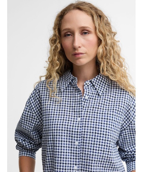 Barbour(バブアー)の「Ashwell ギンガムチェックシャツ(レディース)(シャツ/ブラウス・レディース・マルチ・8/10)」の5枚目の写真