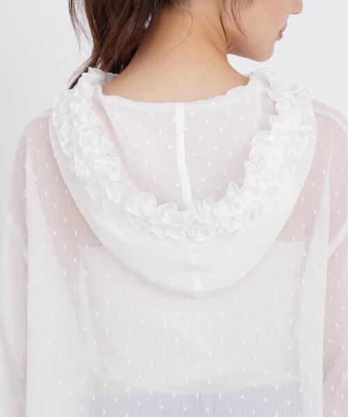 PROPORTION BODY DRESSING(プロポーションボディドレッシング)の「<a>カットジャガードフードシャツ / 1216219800(シャツ/ブラウス・レディース・ブラック/ホワイト/ブルー・FREE)」の18枚目の写真