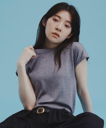 UNITED TOKYO | 【新作】パレスフレンチニット|夏服/半袖/オフィスカジュアル/ウォッシャブル/接触冷感/吸湿/防シワ/フレンチスリーブ(ニット/セーター)