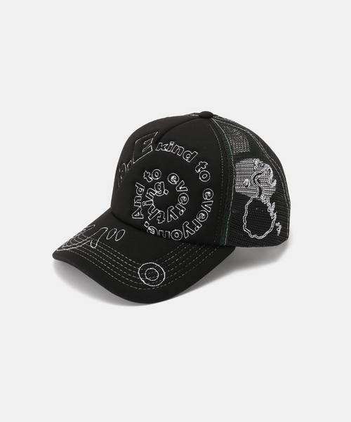 b.Eautiful キャップ 黒 b.Eautiful/ビューティフル】b.i Foam Trucker Hat（BLACK）（キャップ