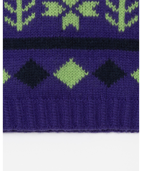 THEENDQUESTION（ジエンドクエスチョン）の「Snow jacquard knit top / PURPLE（ニット/セーター・レディース・その他・1/2）」の4枚目の写真