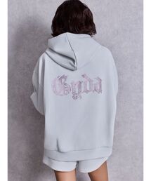 BACK GYDAラインストーンラメパーカー