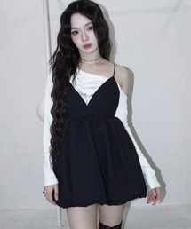 mini balloon dress. / ミニバルーンドレス
