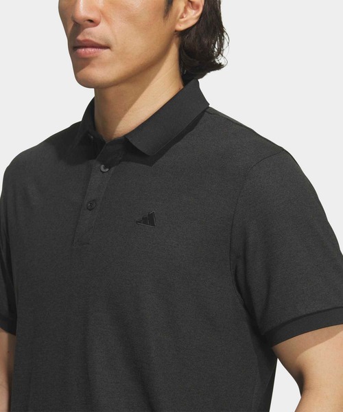 adidas(アディダス)の「ソフトピケ半袖ポロシャツ【adidas Golf/アディダスゴルフ】(ポロシャツ・メンズ・ブラック・MEDIUM/SMALL/XX-LARGE/3XL/LARGE/X-LARGE)」の3枚目の写真