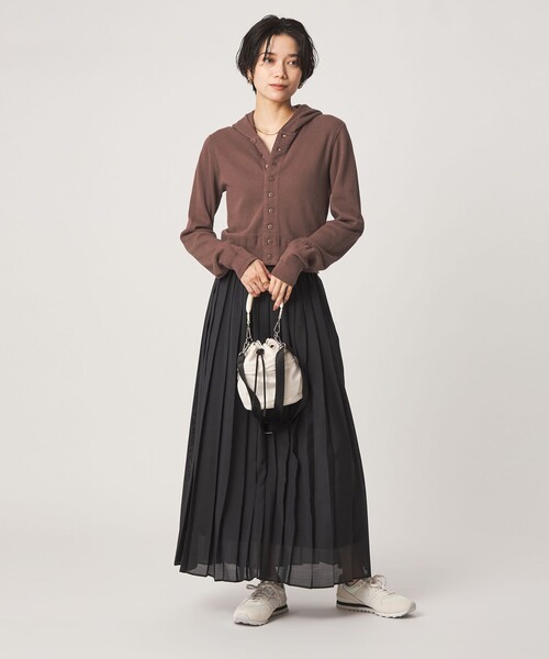 green label relaxing(グリーンレーベルリラクシング)の「【別注】<FAITH MILLS>フード カーディガン(カーディガン/ボレロ・レディース・レッド/オフホワイト/ブラウン・FREE)」の18枚目の写真