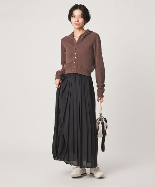 green label relaxing(グリーンレーベルリラクシング)の「【別注】<FAITH MILLS>フード カーディガン(カーディガン/ボレロ・レディース・レッド/オフホワイト/ブラウン・FREE)」の19枚目の写真