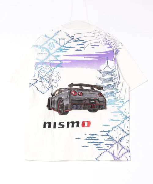 PANDIESTA(パンディエスタ)の「NISSAN×錦 NISMO GTR35 塔と紋様Tシャツ(M2)(Tシャツ/カットソー・メンズ・ホワイト/ブラック・L/XL/XXL/M)」の4枚目の写真