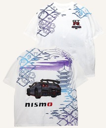 NISSAN×錦 NISMO GTR35 塔と紋様Tシャツ(M2)