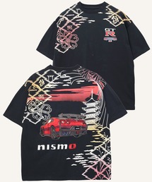 NISSAN×錦 NISMO GTR35 塔と紋様Tシャツ(M2)