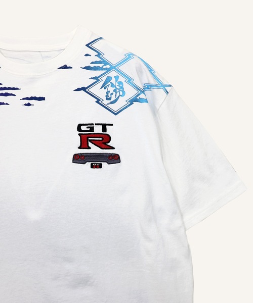 PANDIESTA(パンディエスタ)の「NISSAN×錦 NISMO GTR35 塔と紋様Tシャツ(M2)(Tシャツ/カットソー・メンズ・ホワイト/ブラック・L/XL/XXL/M)」の8枚目の写真