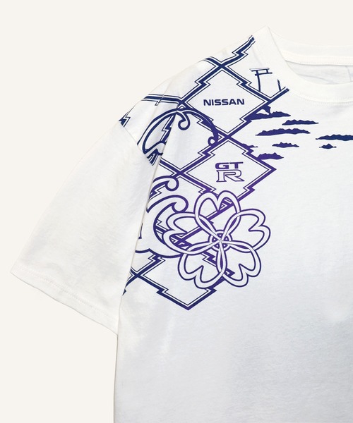 PANDIESTA(パンディエスタ)の「NISSAN×錦 NISMO GTR35 塔と紋様Tシャツ(M2)(Tシャツ/カットソー・メンズ・ホワイト/ブラック・L/XL/XXL/M)」の10枚目の写真